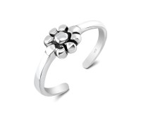 Toe Ring Plain Flower TR-100